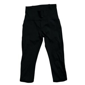 Lululemon Train Times All Black‎ Size 4 Leggings Gym Pants